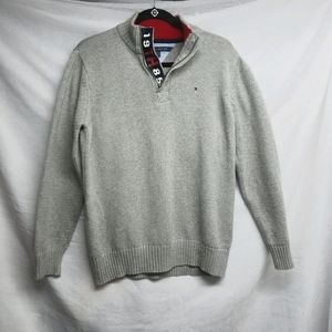 Tommy Hilfiger quarter-zip mock neck sweater